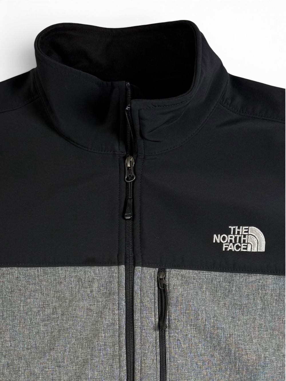 The North Face Far North WindWall Fleece Jacket Gray Black Men’s L